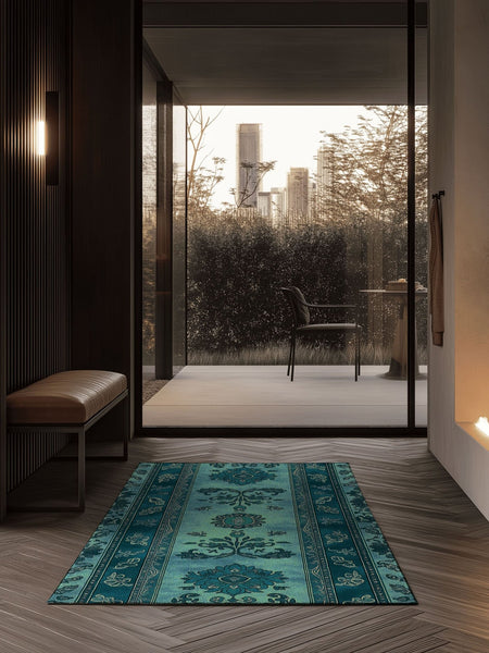 Mystic Floral Persian Rug | Nature - Inspired Rug by districtoasis
