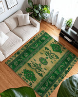 Mystic Floral Persian Rug | Nature - Inspired Rug by districtoasis