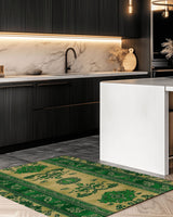 Mystic Floral Persian Rug | Nature - Inspired Rug by districtoasis
