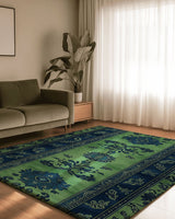 Mystic Floral Persian Rug | Nature - Inspired Rug by districtoasis