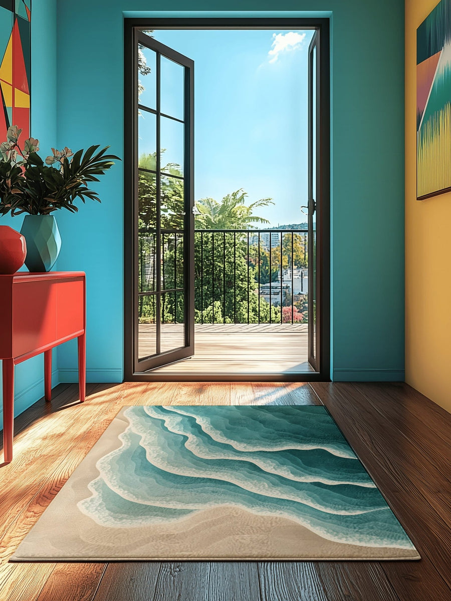 Ocean Embrace Rug | Nature - Inspired Rug by districtoasis