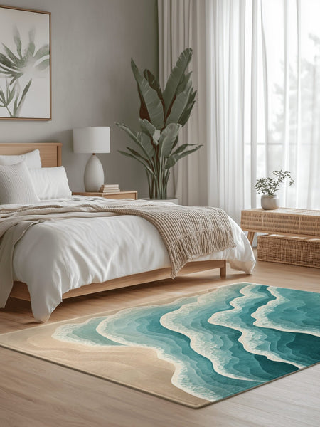 Ocean Embrace Rug | Nature - Inspired Rug by districtoasis
