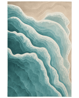 Ocean Embrace Rug – Coastal - Inspired Elegance, Soft & Durable | Nature - Inspired Rug by districtoasis