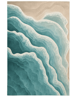 Ocean Embrace Rug – Coastal - Inspired Elegance, Soft & Durable | Nature - Inspired Rug by districtoasis
