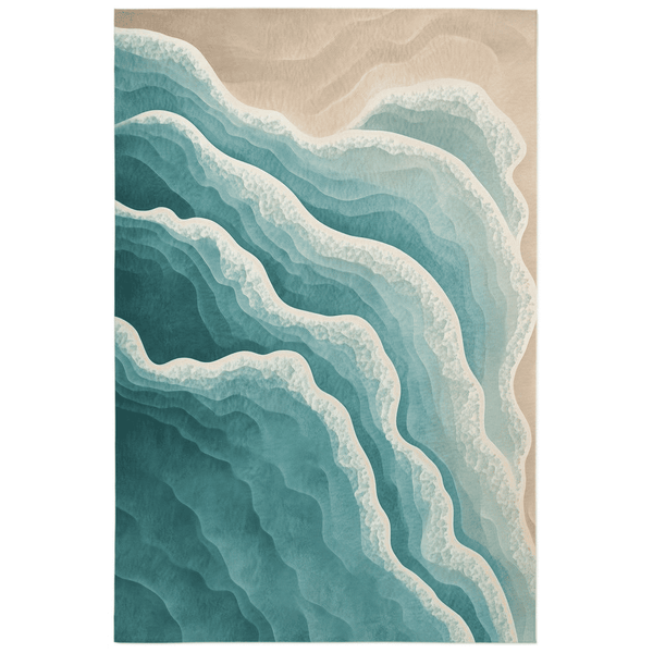 Ocean Embrace Rug – Coastal - Inspired Elegance, Soft & Durable | Nature - Inspired Rug by districtoasis