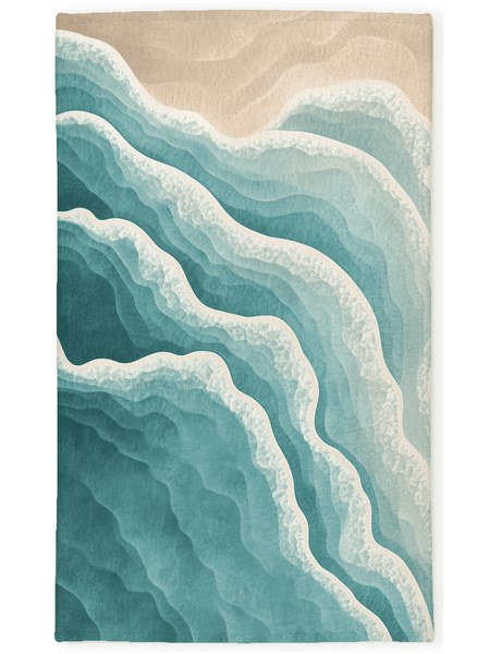 Ocean Embrace Rug – Coastal - Inspired Elegance, Soft & Durable | Nature - Inspired Rug by districtoasis