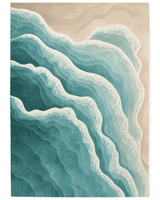 Ocean Embrace Rug – Coastal - Inspired Elegance, Soft & Durable | Nature - Inspired Rug by districtoasis