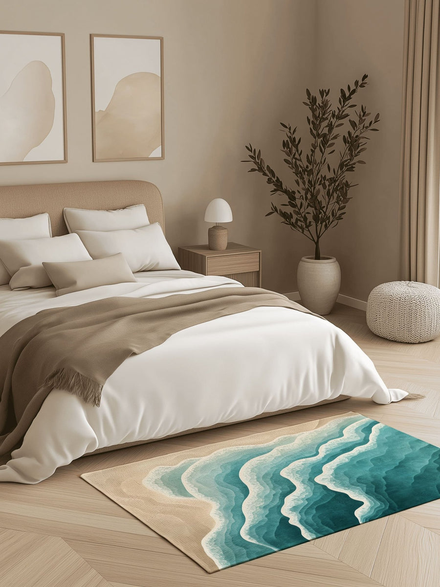 Ocean Embrace Rug – Coastal - Inspired Elegance, Soft & Durable | Nature - Inspired Rug by districtoasis