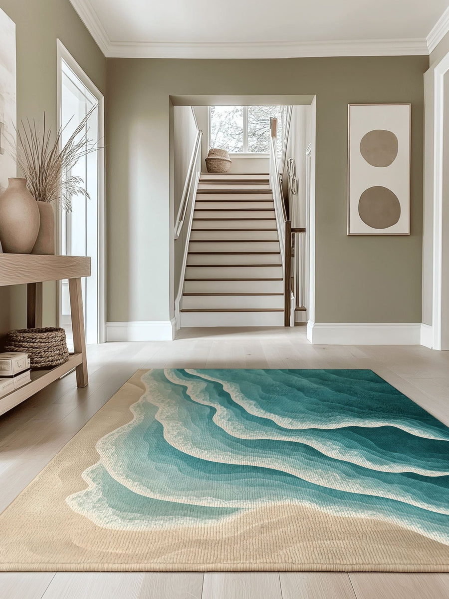 Ocean Embrace Rug – Coastal - Inspired Elegance, Soft & Durable | Nature - Inspired Rug by districtoasis