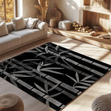 Oriental Bamboo Rug | Nature - Inspired Rug by districtoasis