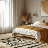 Oriental Bamboo Rug | Nature - Inspired Rug by districtoasis