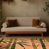 Oriental Bamboo Rug | Nature - Inspired Rug by districtoasis