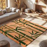 Oriental Bamboo Rug | Nature - Inspired Rug by districtoasis
