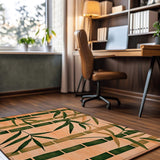 Oriental Bamboo Rug | Nature - Inspired Rug by districtoasis