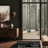 Oriental Bamboo Rug | Nature - Inspired Rug by districtoasis