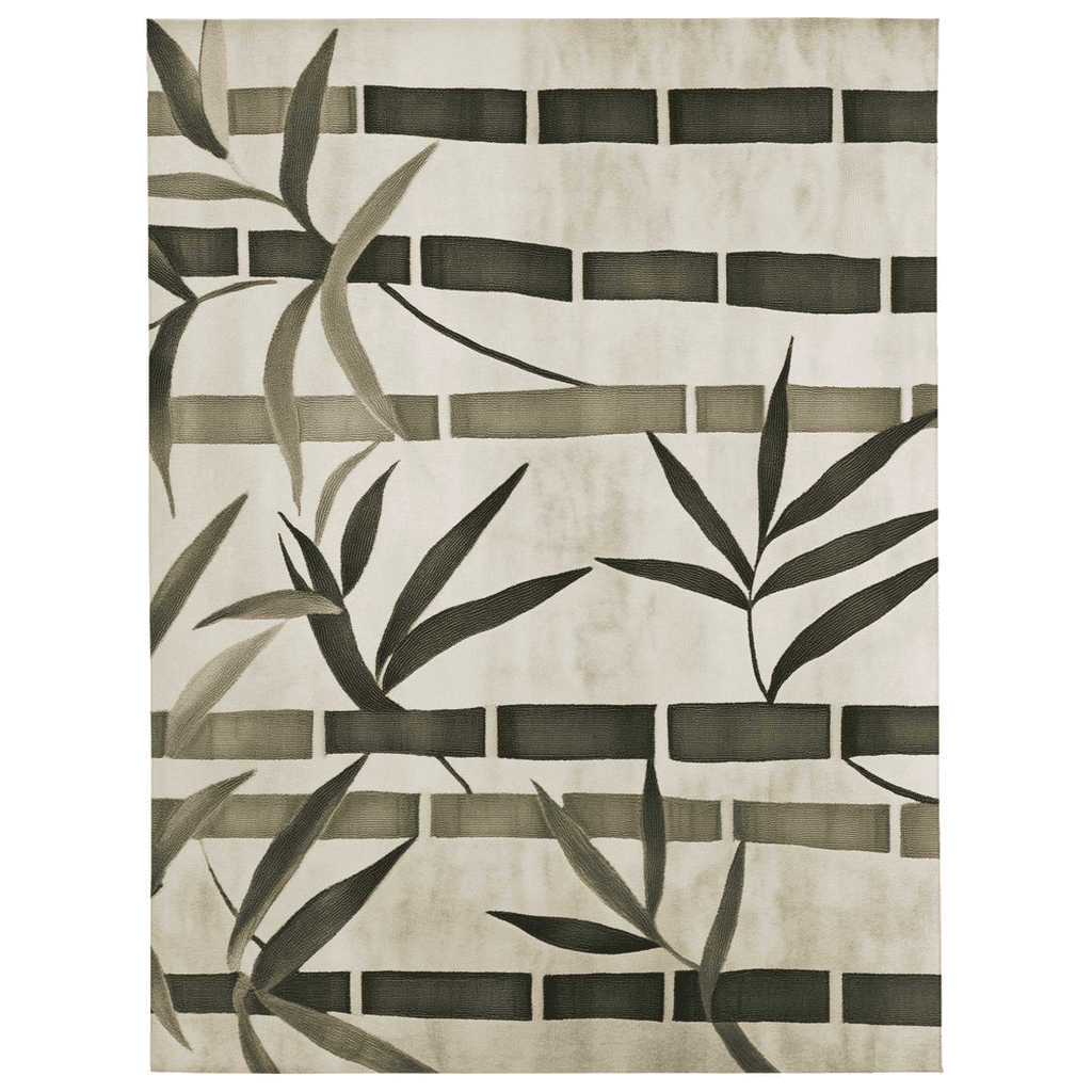 Oriental Bamboo Rug – Elegant Bamboo Patterns, Premium & Calming | Nature - Inspired Rug by districtoasis