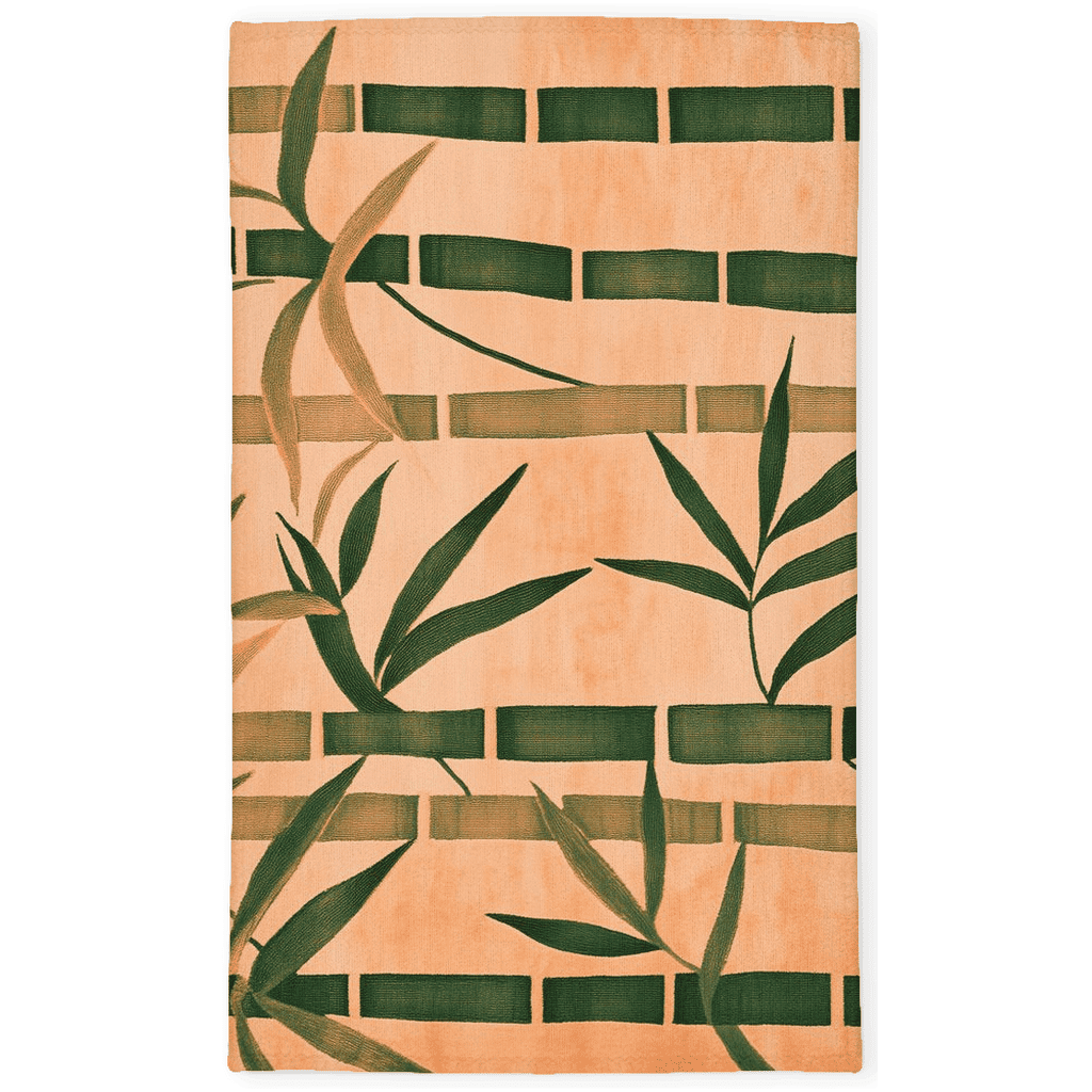 Oriental Bamboo Rug – Elegant Bamboo Patterns, Premium & Calming | Nature - Inspired Rug by districtoasis