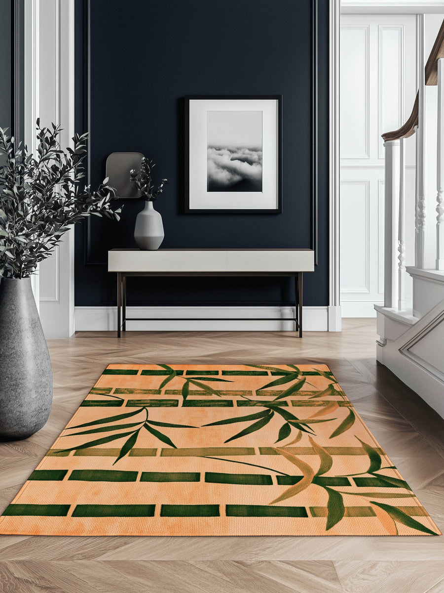 Oriental Bamboo Rug – Elegant Bamboo Patterns, Premium & Calming | Nature - Inspired Rug by districtoasis