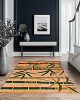 Oriental Bamboo Rug – Elegant Bamboo Patterns, Premium & Calming | Nature - Inspired Rug by districtoasis