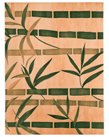 Oriental Bamboo Rug – Elegant Bamboo Patterns, Premium & Calming | Nature - Inspired Rug by districtoasis