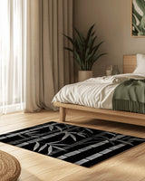 Oriental Bamboo Rug – Elegant Bamboo Patterns, Premium & Calming | Nature - Inspired Rug by districtoasis