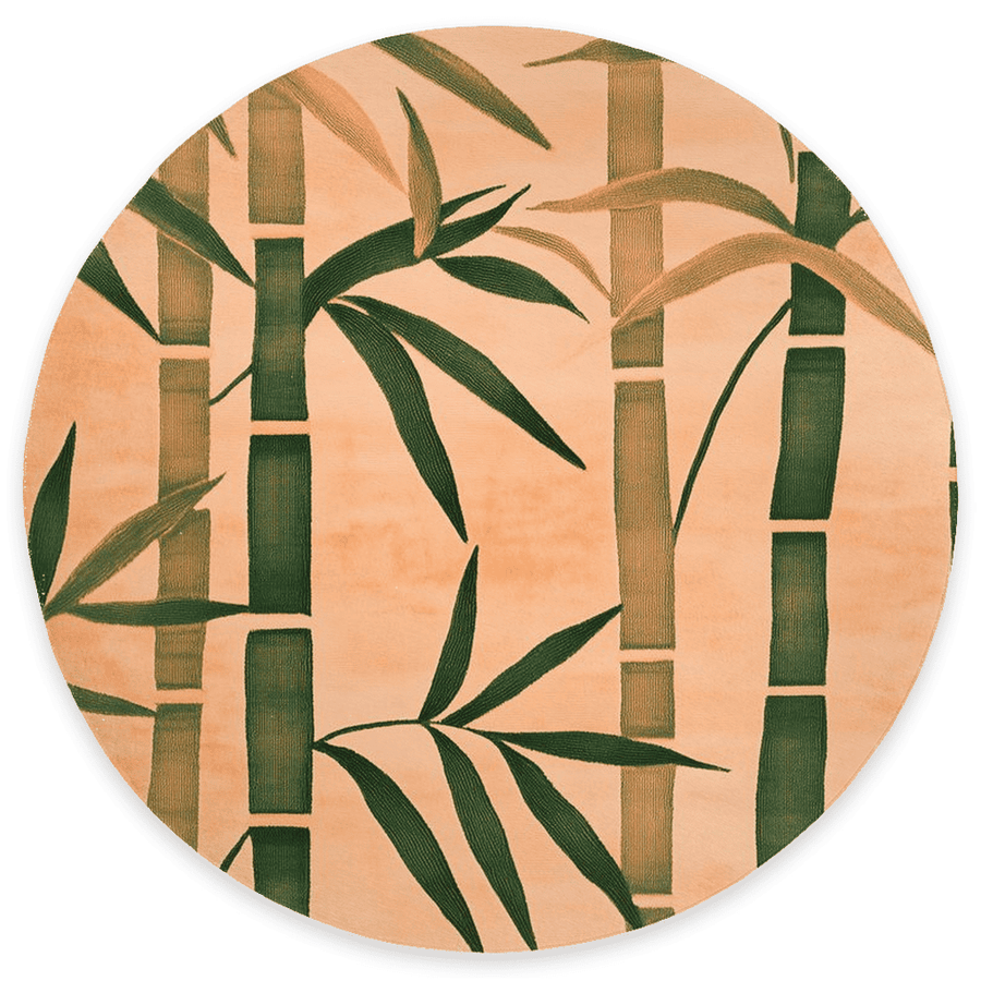 Oriental Bamboo Rug – Elegant Bamboo Patterns, Premium & Calming | Nature - Inspired Rug by districtoasis