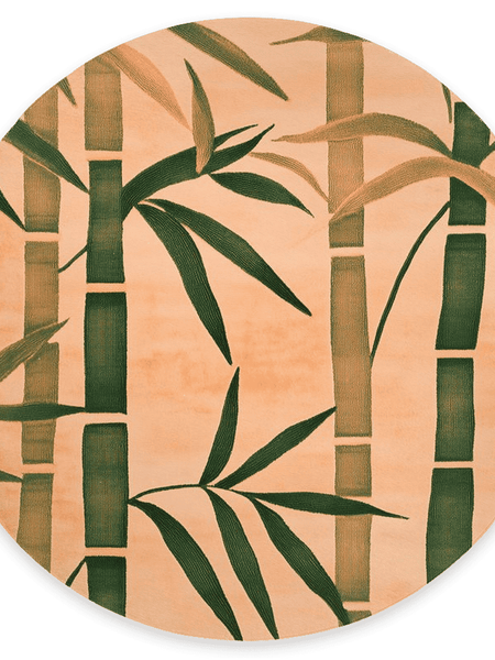 Oriental Bamboo Rug – Elegant Bamboo Patterns, Premium & Calming | Nature - Inspired Rug by districtoasis