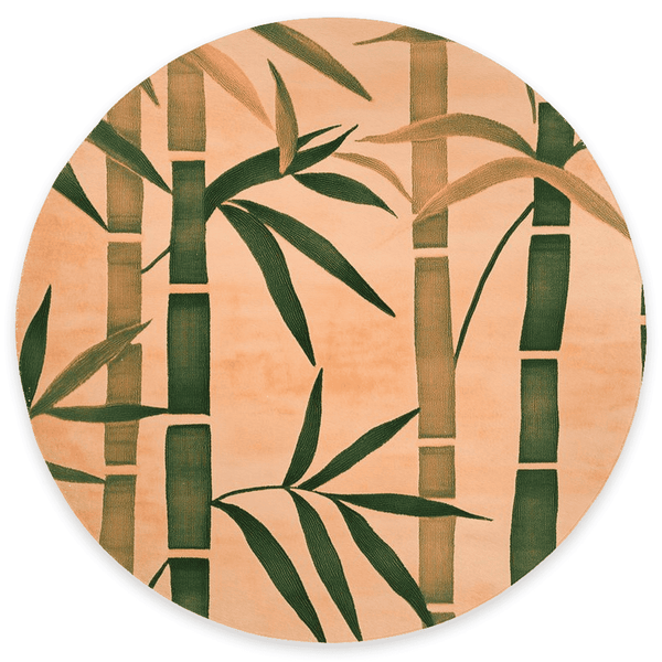 Oriental Bamboo Rug – Elegant Bamboo Patterns, Premium & Calming | Nature - Inspired Rug by districtoasis