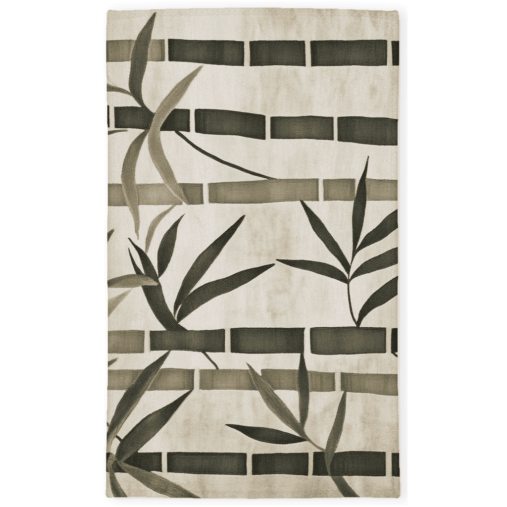 Oriental Bamboo Rug – Elegant Bamboo Patterns, Premium & Calming | Nature - Inspired Rug by districtoasis