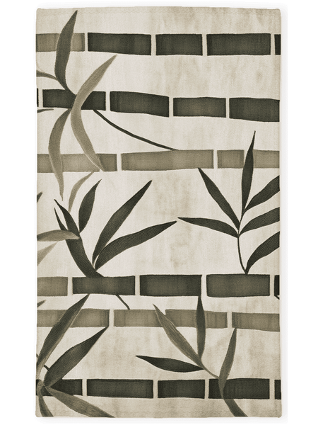 Oriental Bamboo Rug – Elegant Bamboo Patterns, Premium & Calming | Nature - Inspired Rug by districtoasis