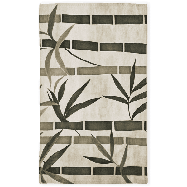Oriental Bamboo Rug – Elegant Bamboo Patterns, Premium & Calming | Nature - Inspired Rug by districtoasis
