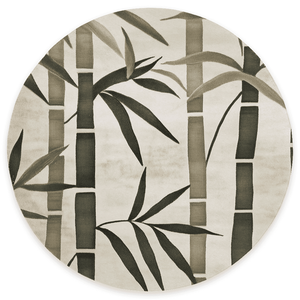 Oriental Bamboo Rug – Elegant Bamboo Patterns, Premium & Calming | Nature - Inspired Rug by districtoasis