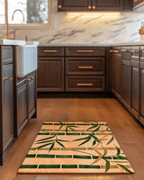 Oriental Bamboo Rug – Elegant Bamboo Patterns, Premium & Calming | Nature - Inspired Rug by districtoasis