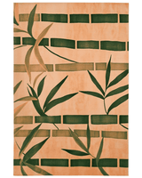 Oriental Bamboo Rug – Elegant Bamboo Patterns, Premium & Calming | Nature - Inspired Rug by districtoasis