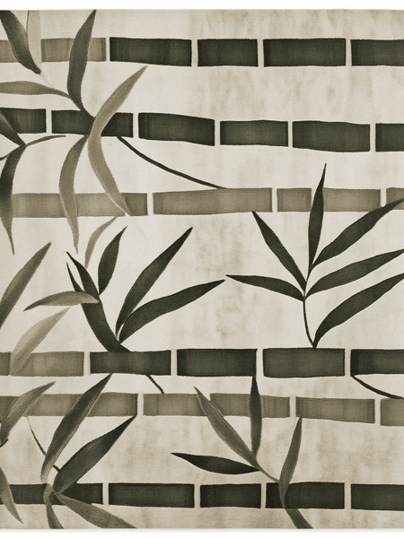 Oriental Bamboo Rug – Elegant Bamboo Patterns, Premium & Calming | Nature - Inspired Rug by districtoasis