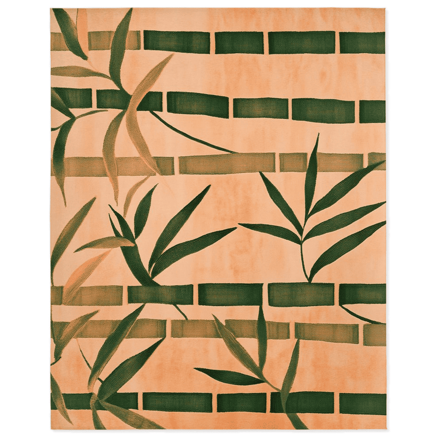 Oriental Bamboo Rug – Elegant Bamboo Patterns, Premium & Calming | Nature - Inspired Rug by districtoasis