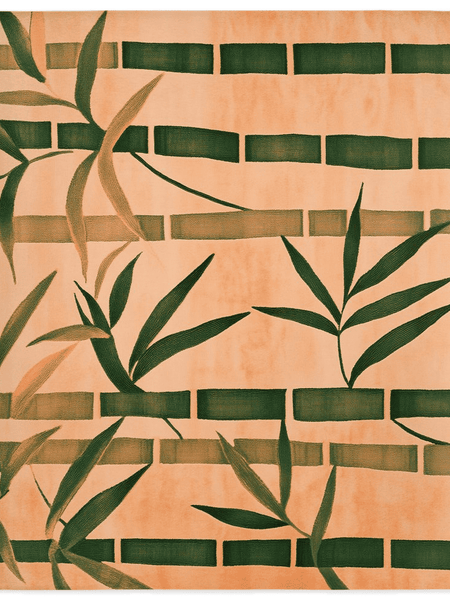 Oriental Bamboo Rug – Elegant Bamboo Patterns, Premium & Calming | Nature - Inspired Rug by districtoasis