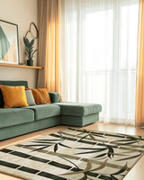 Oriental Bamboo Rug – Elegant Bamboo Patterns, Premium & Calming | Nature - Inspired Rug by districtoasis