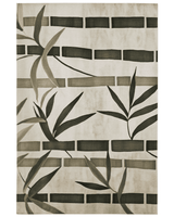 Oriental Bamboo Rug – Elegant Bamboo Patterns, Premium & Calming | Nature - Inspired Rug by districtoasis
