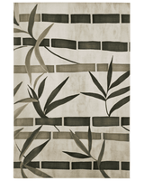 Oriental Bamboo Rug – Elegant Bamboo Patterns, Premium & Calming | Nature - Inspired Rug by districtoasis