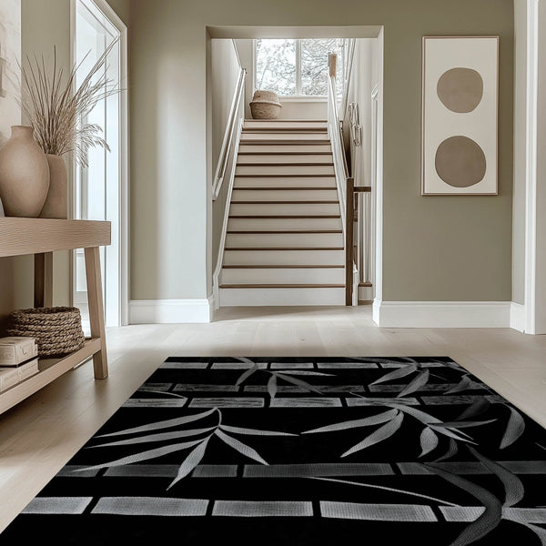 Oriental Bamboo Rug – Elegant Bamboo Patterns, Premium & Calming | Nature - Inspired Rug by districtoasis