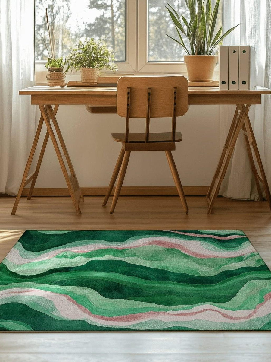 Paradise Stream Rug | Nature - Inspired Rug by districtoasis