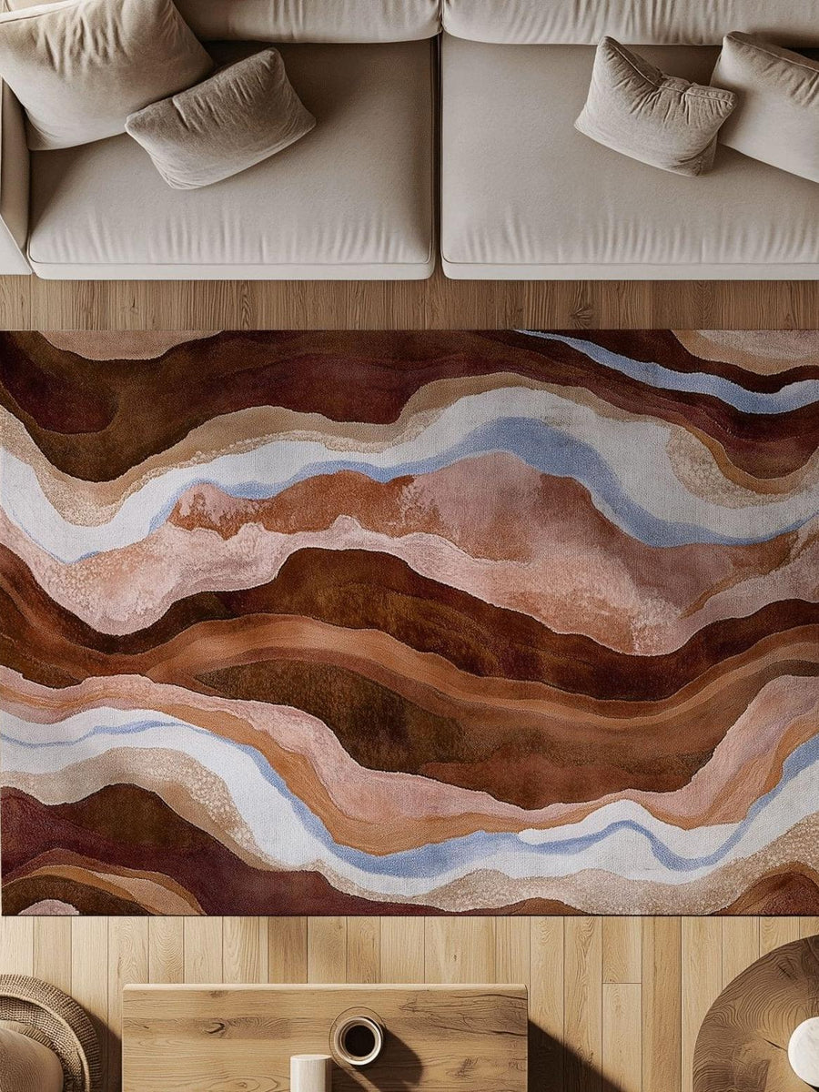 Paradise Stream Rug | Nature - Inspired Rug by districtoasis