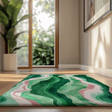 Paradise Stream Rug | Nature - Inspired Rug by districtoasis