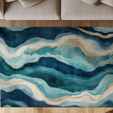 Paradise Stream Rug | Nature - Inspired Rug by districtoasis