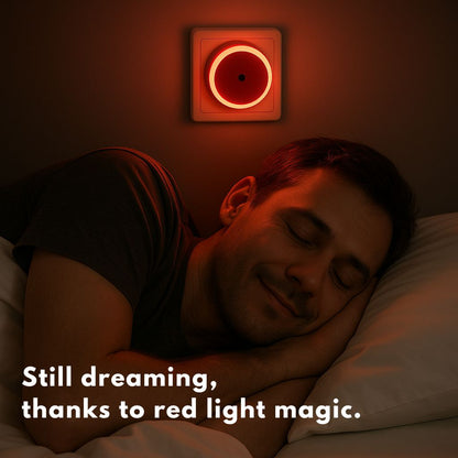 Calming Red Night Light for Stress-Free Sleep – OasisGlow™