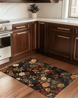 Rustic Meadow Bloom Rug – Scottish Autumn - Inspired | Nature - Inspired Rug by districtoasis