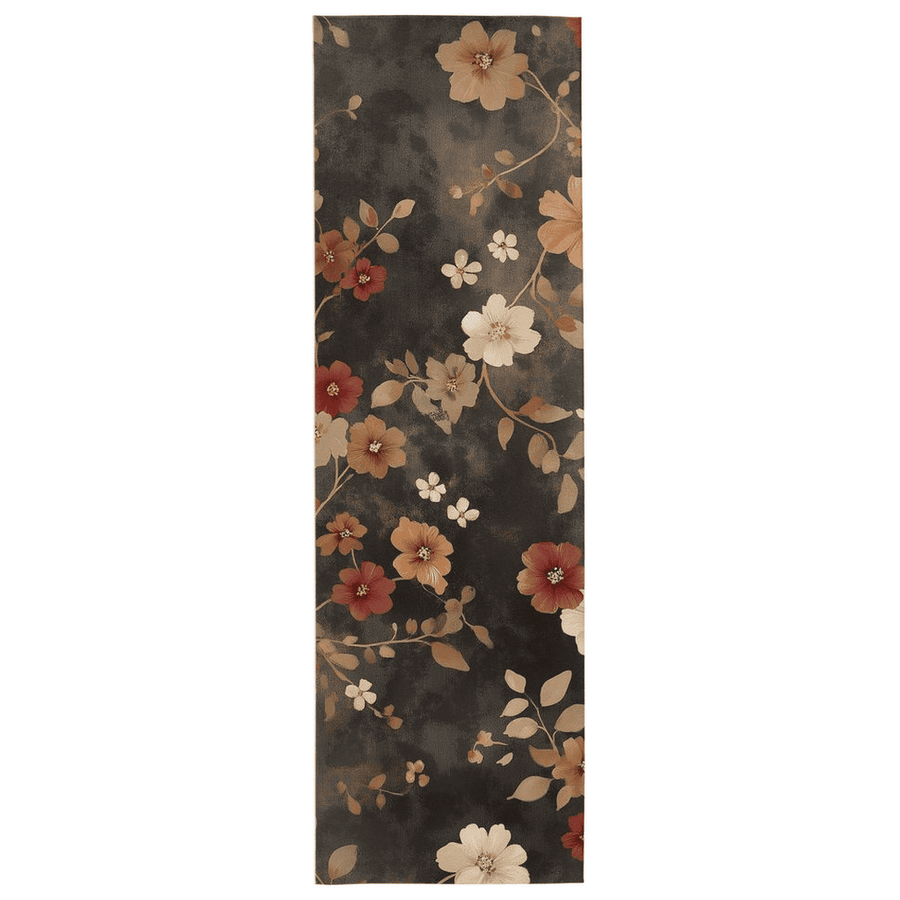 Rustic Meadow Bloom Rug – Scottish Autumn - Inspired | Nature - Inspired Rug by districtoasis