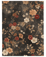 Rustic Meadow Bloom Rug – Scottish Autumn - Inspired | Nature - Inspired Rug by districtoasis