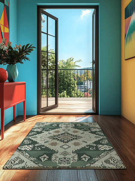 Serenity Meadow Rug | Nature - Inspired Rug by districtoasis